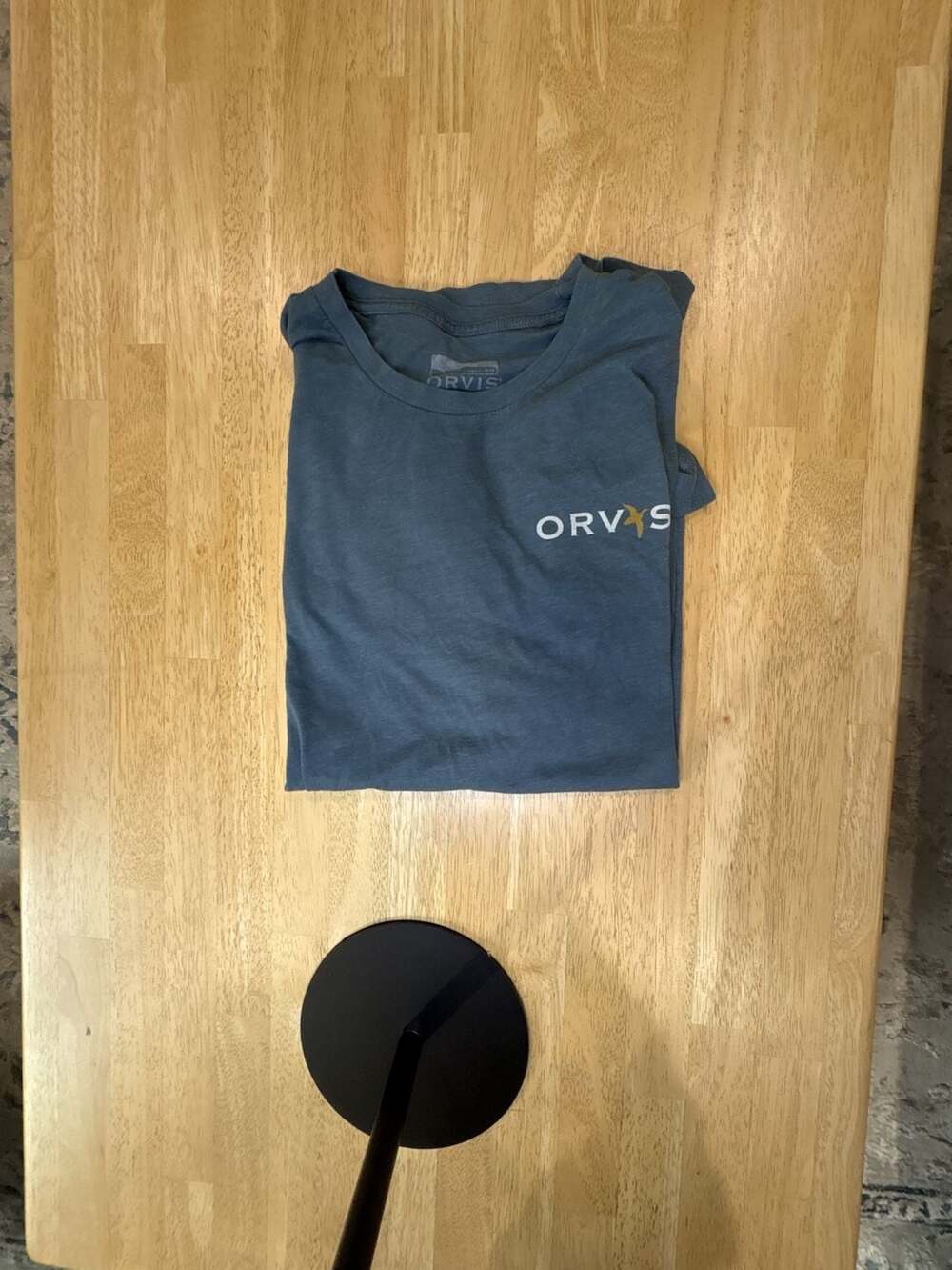 Orvis Men's Blue Graphic T-Shirt XXL Wildlife Scene